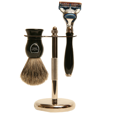 Black Victorian Fusion Shaving Set – The New York Shaving Company